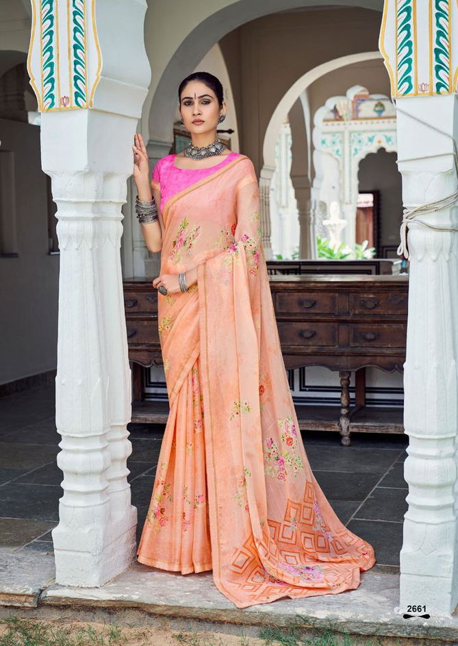 Kashvi Sara Ethnic Wear Wholesale Printed Designer Sarees Catalog